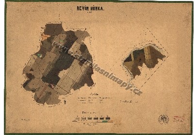 Porostní mapa revíru Hůrky