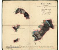 Porostní mapa revíru Forbes 1875