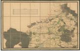 Přehledná mapa Černínských velkostatků a panství Petrohrad