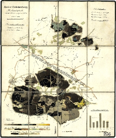Porostní mapa revíru Christianberg