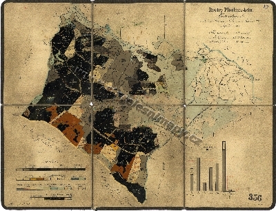 Porostní mapa revíru Plöckenstein