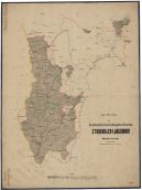 Přehledová mapa schwartzenberského panství Prášily - Dlouhá Ves