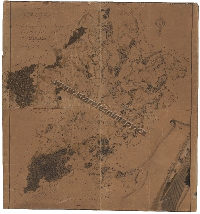 Mapa panství Jindřichův Hradec