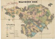 Mapa lesního revíru Cikar