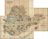 Porostní mapa revíru Cikar pro hosp. zařízení v roce 1872