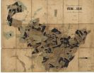 Porostní mapa revírů Uřesná a Cikar podle stavu v r.1912, mapa pozemků mezi Jemčinou a Zadním Dvorem