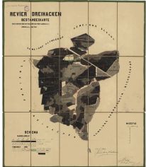 Porostní mapa revíru Tři Sekery