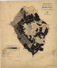 Porostní mapa hospodářského obvodu Hůrka lesní správy Debrník