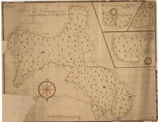 Geometrická mapa panských lesů Velký Sviník, Malý Sviník a Bulovec