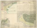 Situační plán výměnou získaných pozemků, poddaných obce Lednice, roku 1824 s vysvětlivkami