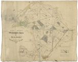 Hospodářská mapa Bořího lesa a polesí Katzeldorf