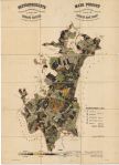 Mapa porostů pro vycházku české lesnické jednoty v srpnu 1895 na panství Nové Hrady