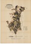 Porostní mapa pro exkurzi ČMJ v srpnu 1874 na panství Nové Hrady