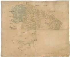 Přehledová mapa panství Telč, Studená, Želetava a Slavonice