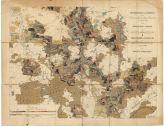 Porostní mapa a mýtní plán pro vycházku ČLJ v srpnu 1890 na panství Vorlíckém