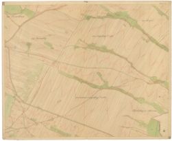 Katastrální mapa obce Telč z roku 1825