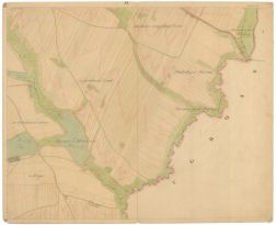 Katastrální mapa obce Telč z roku 1825