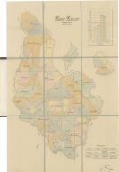 Porostní mapa revíru Rácov podle stavu na podzim 1924