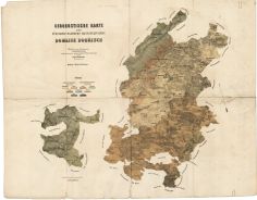 Geognostická mapa velkostatku Dobříš