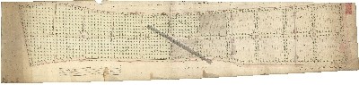 Plan des pomologischen Gartens in Troja
